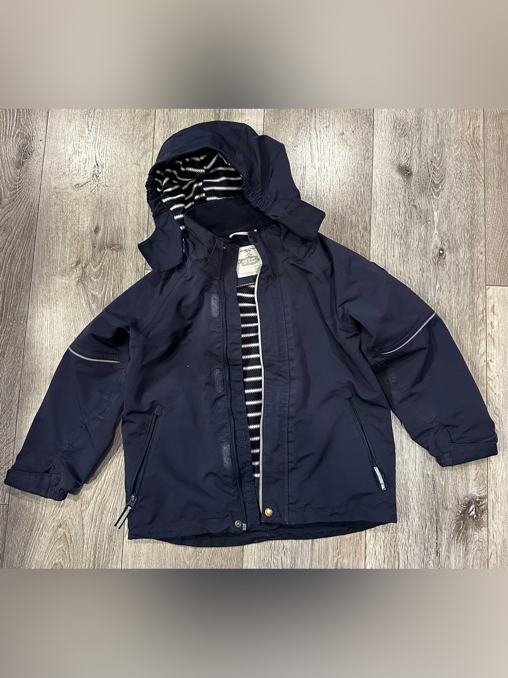 Polarn O. Pyret kids 6-7 waterproof jacket